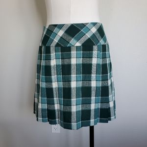 Plaid skirt with pleats size 8
